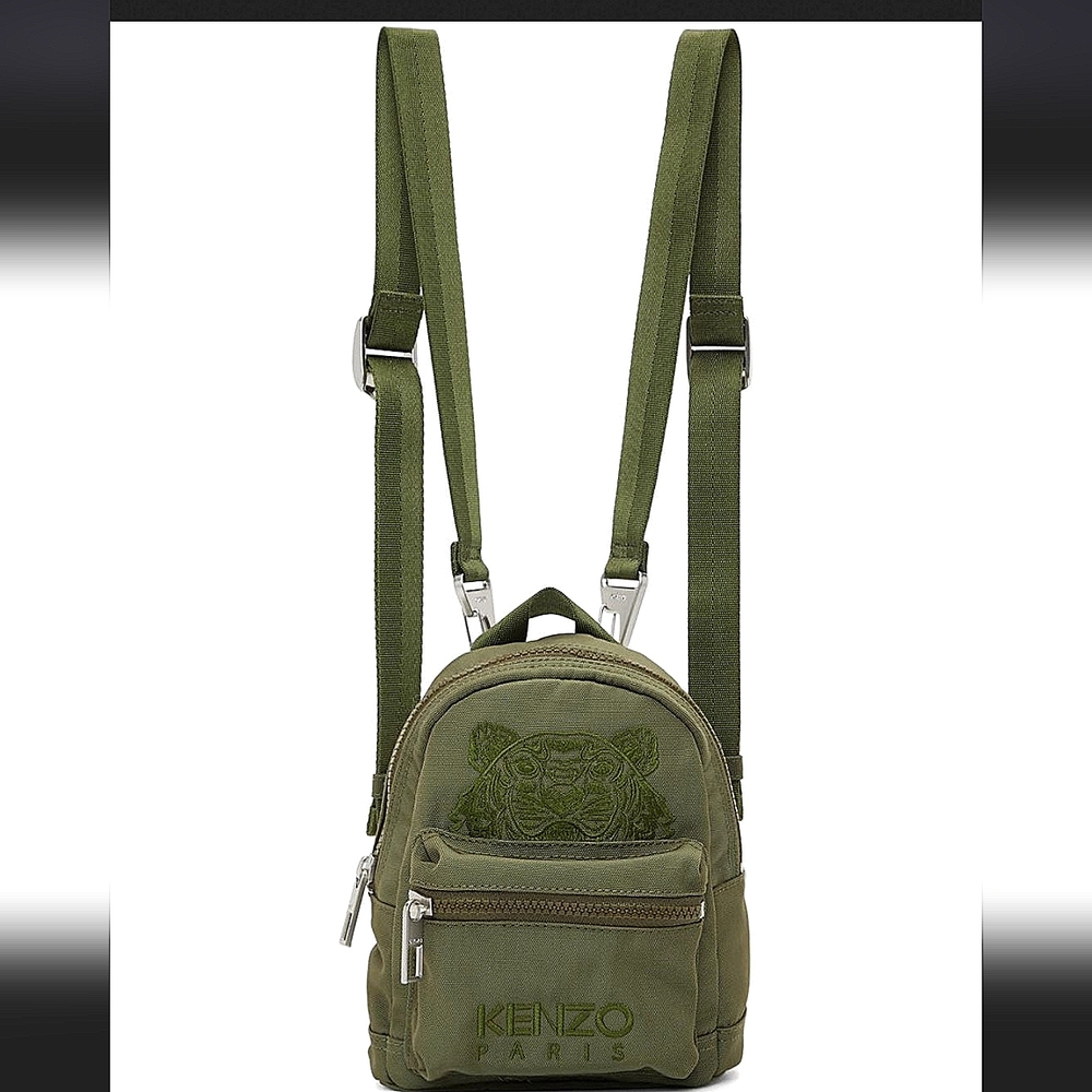 KENZO Mini Kampus Tiger Backpack in Green | Lyst